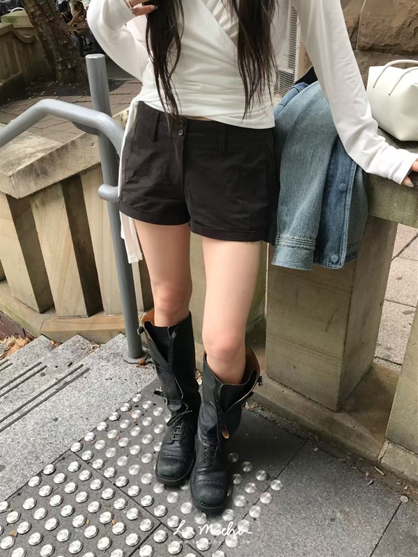 顯直腿迷你小短褲